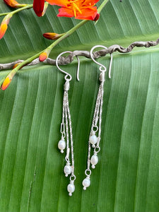 Freshwater Pearl Fringe Earrings