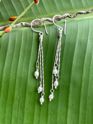 Freshwater Pearl Fringe Earrings