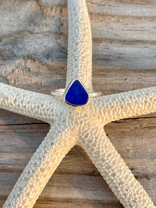 No.7 Sea Glass Capri Ring Size 6