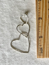 Load image into Gallery viewer, Cascading Heart Earrings