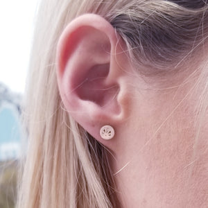 Sterling Anchor Studs - Changing Tides Jewelry