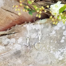 Load image into Gallery viewer, Monstera Earrings - Changing Tides Jewelry