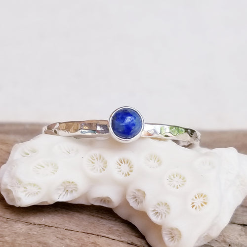 Stacker Ring - Lapis Lazuli - Changing Tides Jewelry