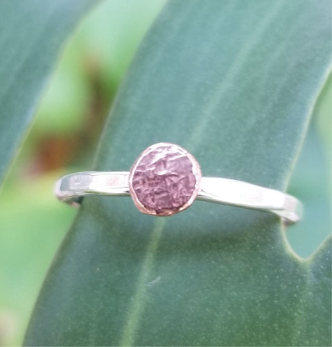 Copper Dot Stacker Ring