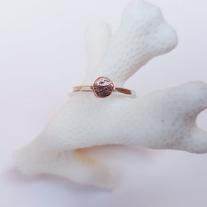 Copper Dot Stacker Ring