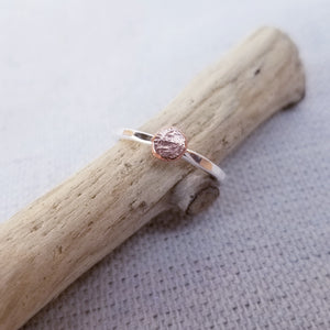 Copper Dot Stacker Ring