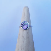 Load image into Gallery viewer, Abalone Stacking Ring, Round