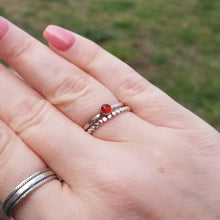 Load image into Gallery viewer, Carnelian Stacking Ring