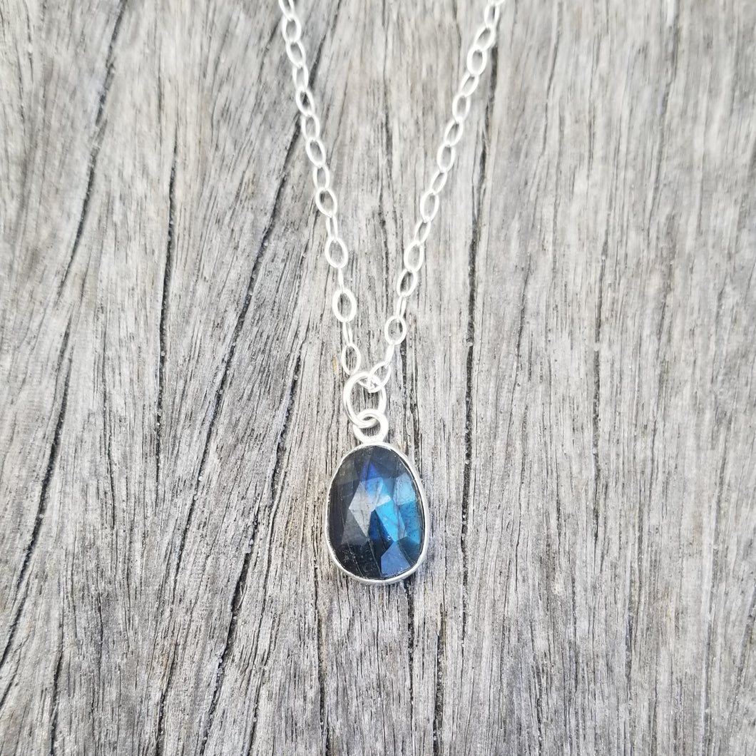 Faceted Labradorite Necklace
