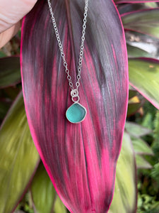 Bezel Wrapped Sea Glass Pendant