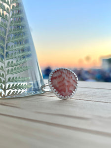 No.14 Sea Shell Capri Ring Size 8.5